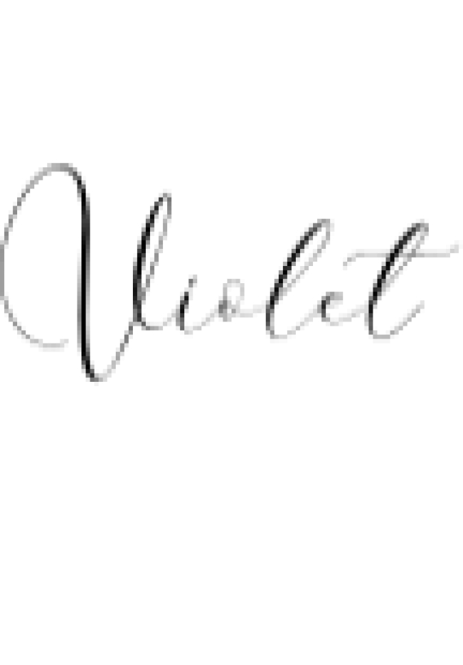 Violet Font Preview