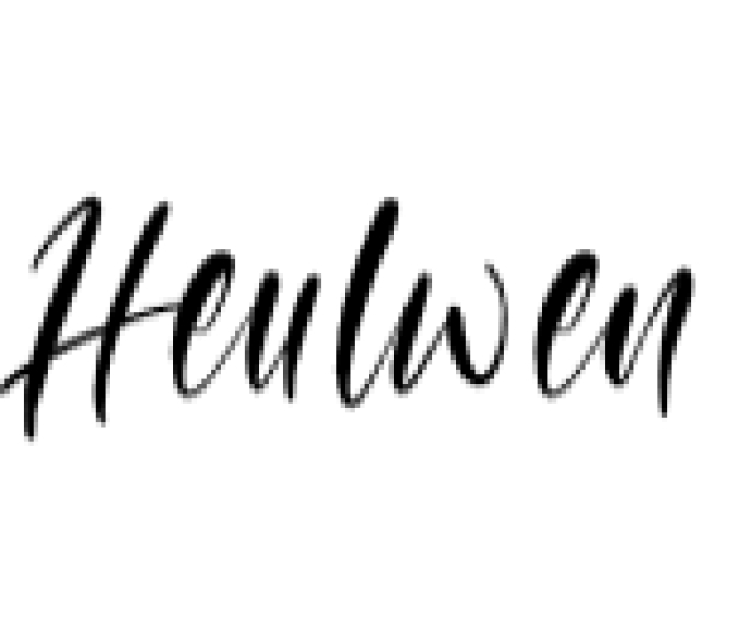 Heulwen Font Preview