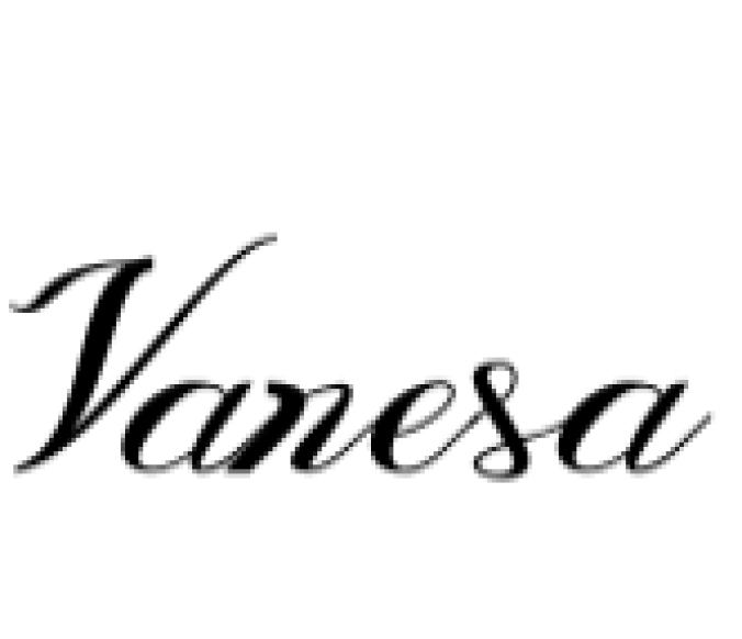 Vanesa Font Preview