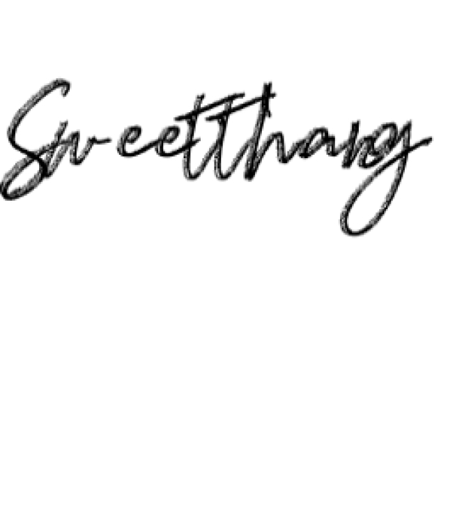 Sweetthang Font Preview