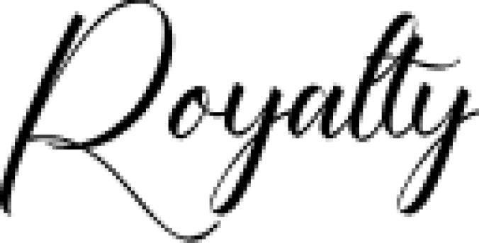 Royalty Font Preview