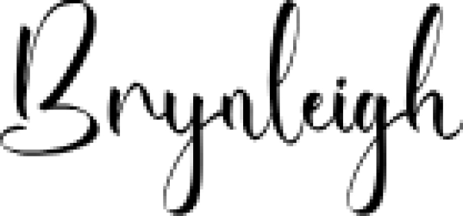 Brynleigh Font Preview