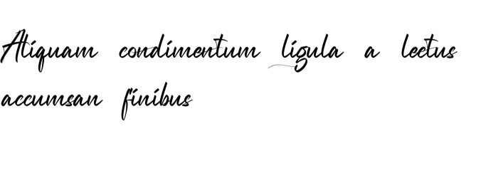 Belligia Font Preview
