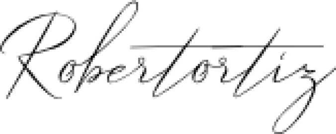 Robertortiz Font Preview