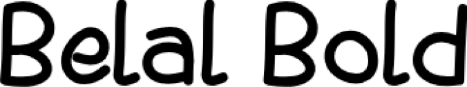 Belal Bold Font Preview