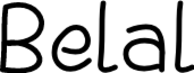 Belal Font Preview