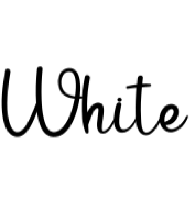 White Font Preview