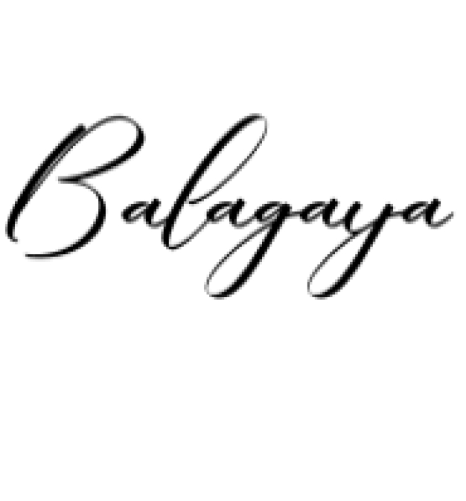 Balagaya Font Preview