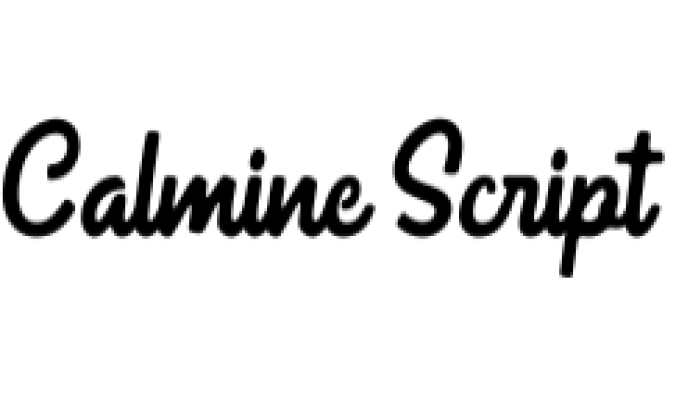 Calmine Duo Font Preview