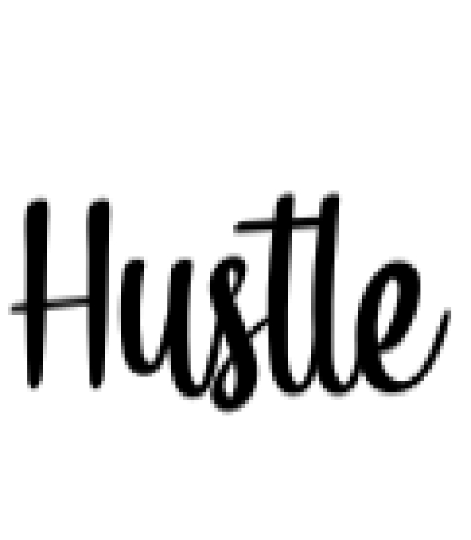 Hustle Font Preview