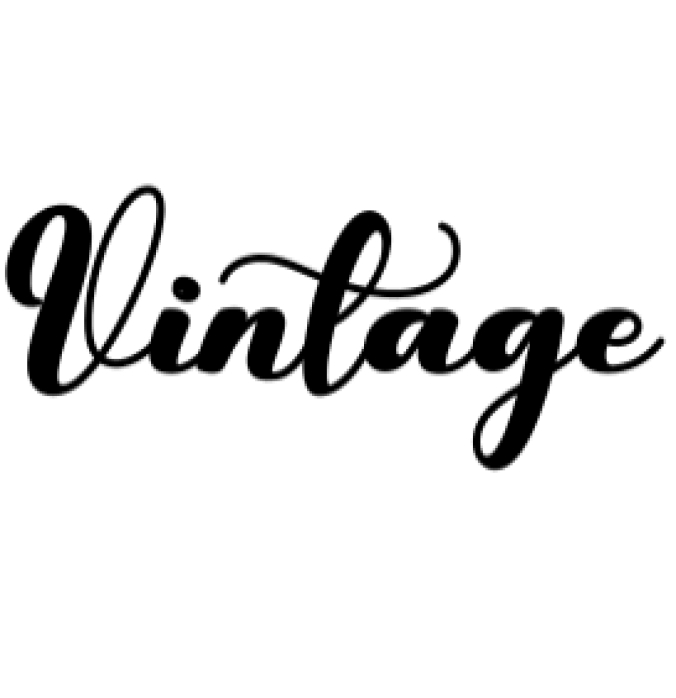 Vintage Font Preview
