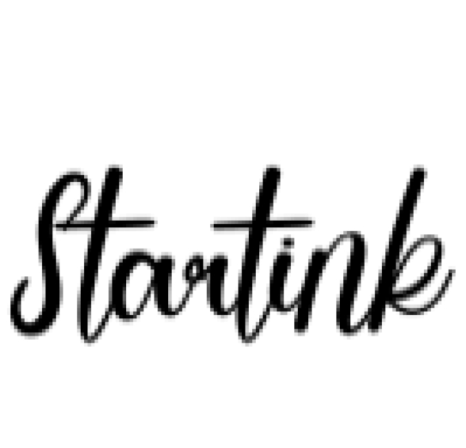 Startink Font Preview