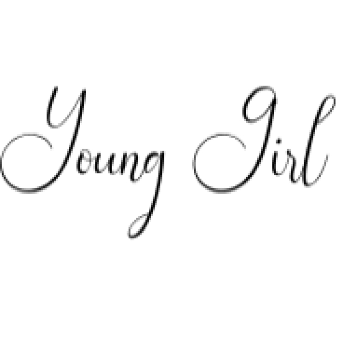 Young Girl Font Preview