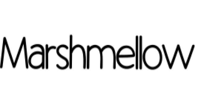 Marshmellow Font Preview