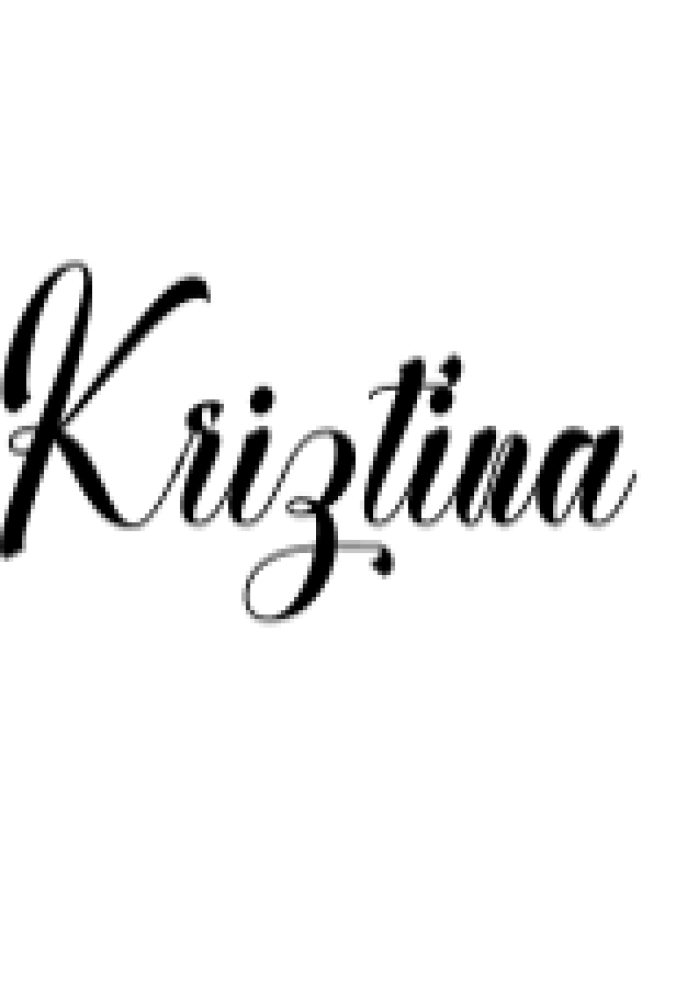 Kriztina Font Preview