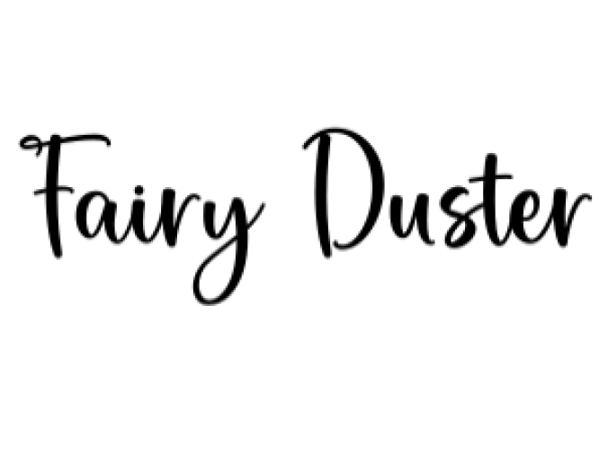 Fairy Duster Font Preview