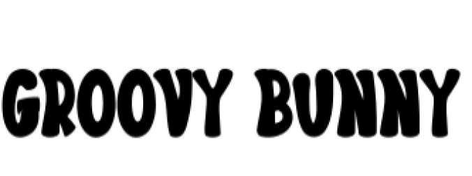 Groovy Bunny Font Preview