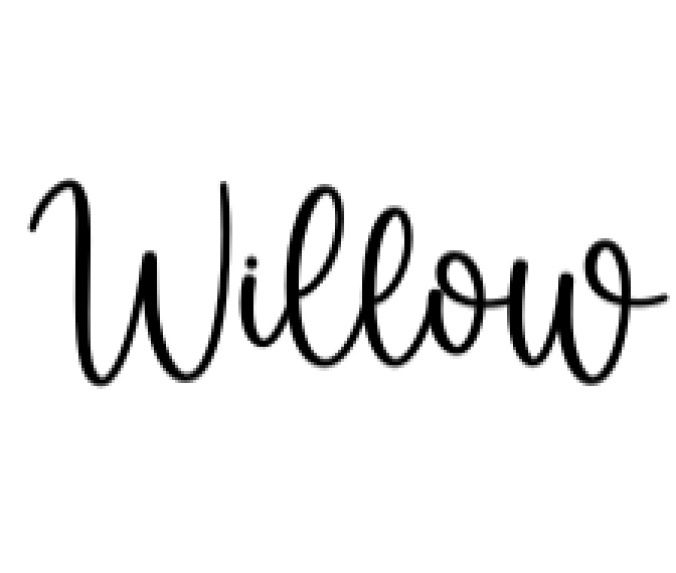Willow Font Preview