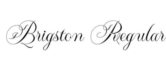 Brigston Font Preview