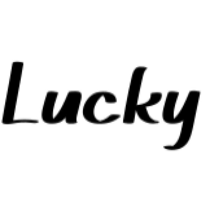 Lucky Font Preview