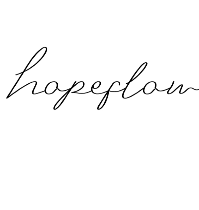 Hopeflow Font Preview