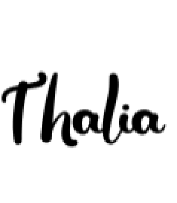 Thalia Font Preview