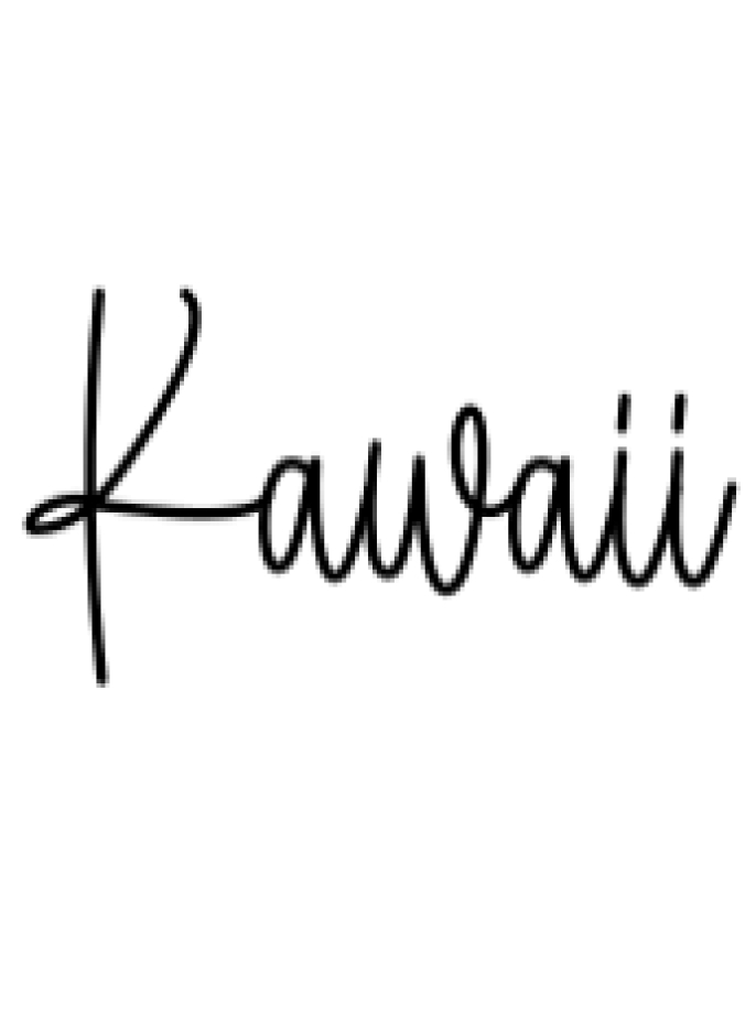 Kawaii Font Preview