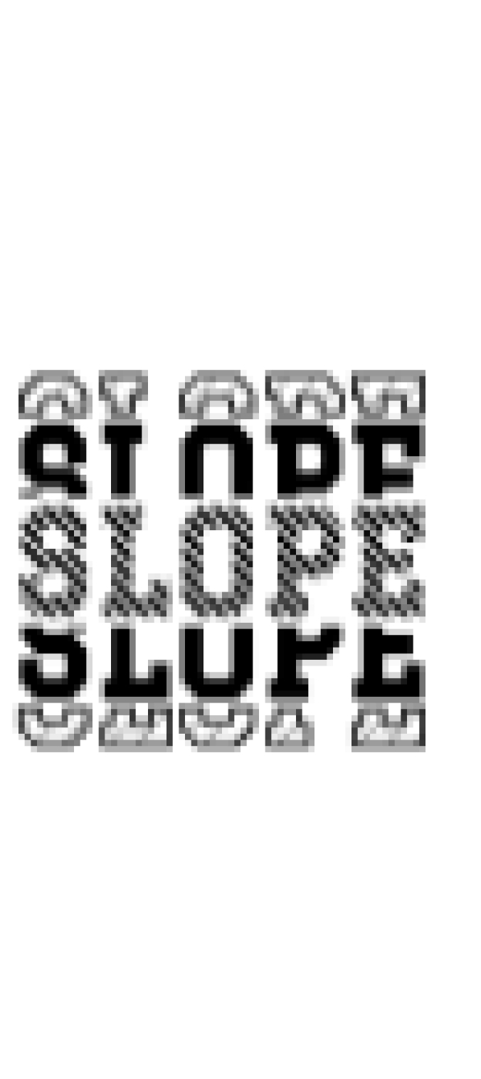 Slope Font Preview