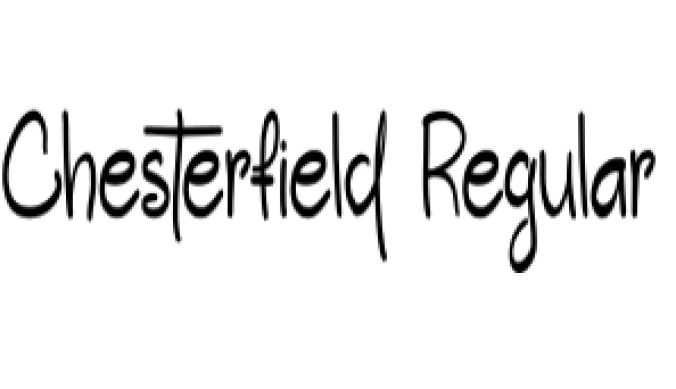 Chesterfield Font Preview