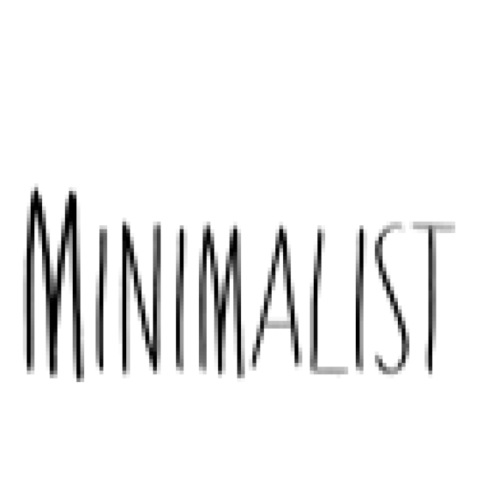 Minimalist Font Preview