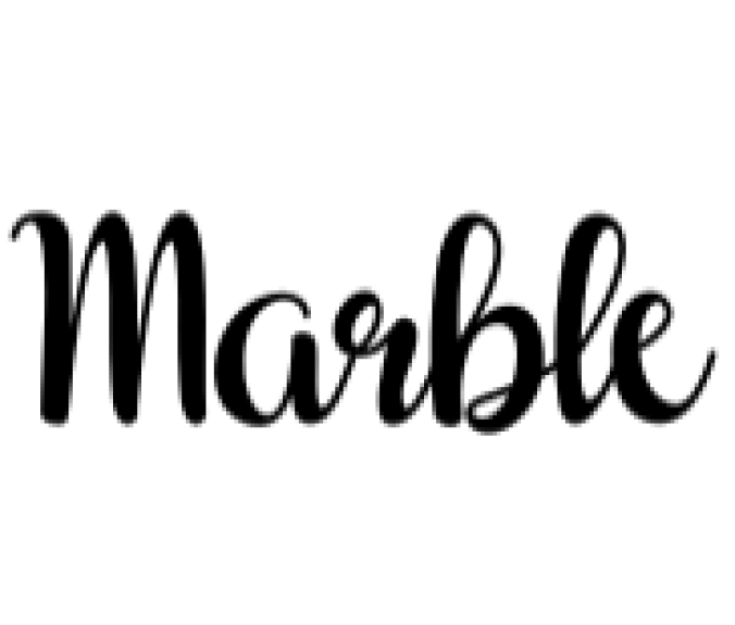 Marble Font Preview