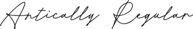 Antically Font Preview