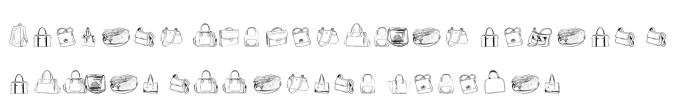 Bags Font Preview