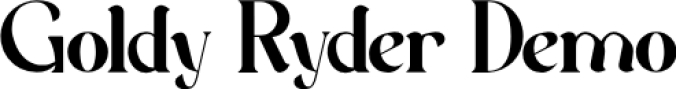 Goldy Ryder Font Preview
