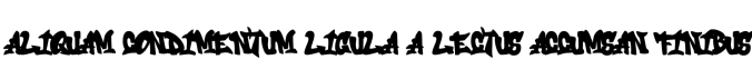Dark Razoor Font Preview