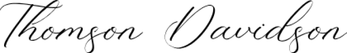 Thomson Davids Font Preview