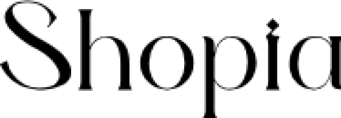 Shopia Font Preview