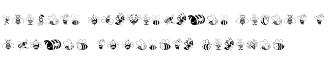 Bee Cute Font Preview