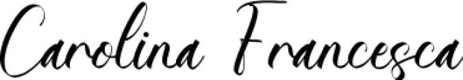 Carolina Francesca Font Preview