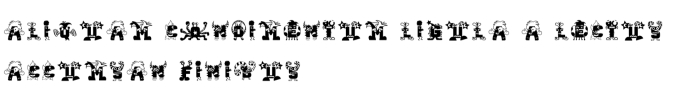 Monsters Font Preview