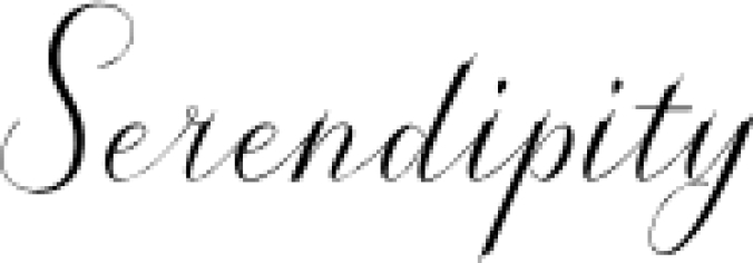 Serendipity Font Preview