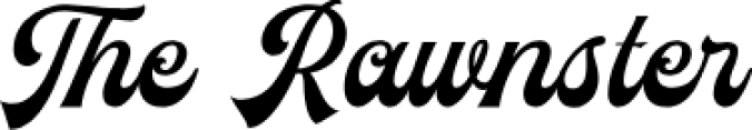 Rawnster Font Du Font Preview