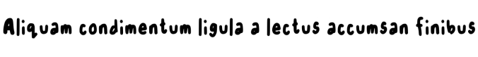 Capital Font Preview