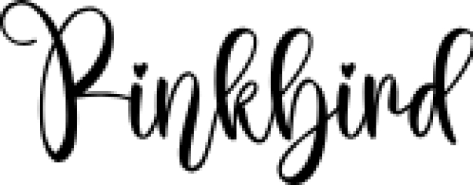 Pinkbird Font Preview