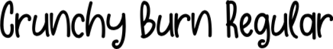 Crunchy Bur Font Preview