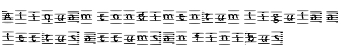 Glitch Lines Font Preview