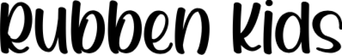 Rubben Kids Font Preview