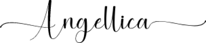 Angellica Font Preview