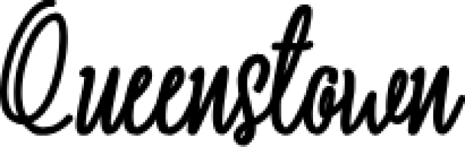 Queenstow Font Preview