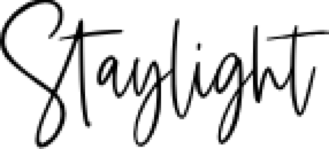 Stayligh Font Preview